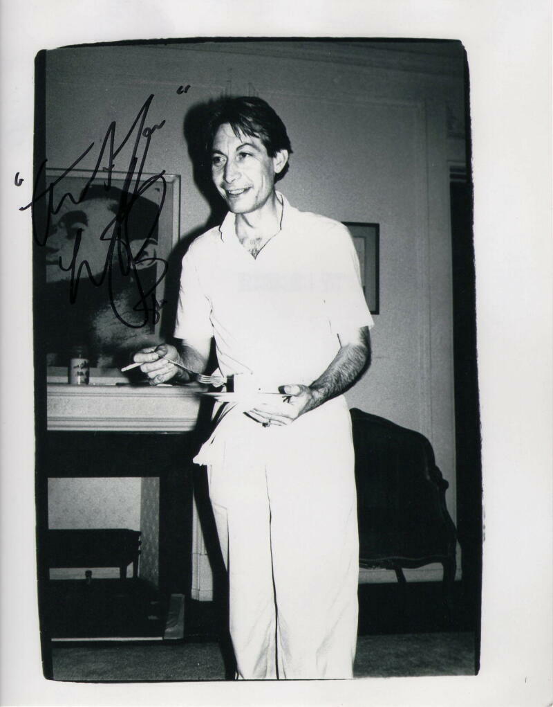 CHARLIE WATTS SIGNED AUTOGRAPH 8X10 Photo Poster painting - ROLLING STONES DRUMMER, RARE IMAGE