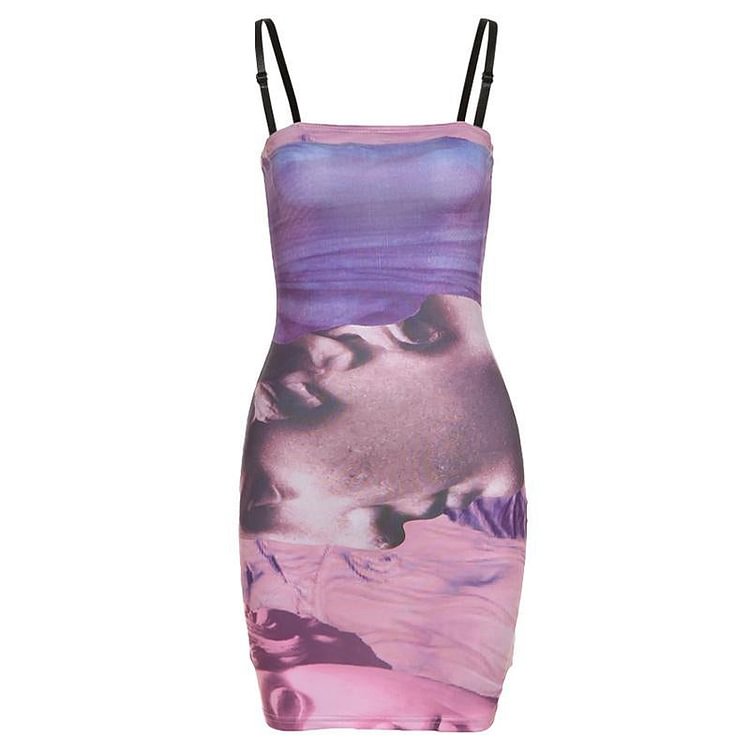 Mesh Wrap Dress