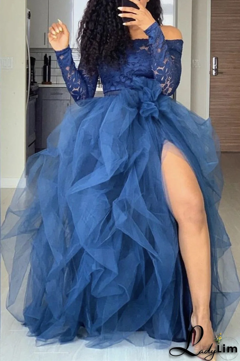 High Waist Elastic Casual Mesh Puffed Women's Skirt tutu Lady Tulle Skirt