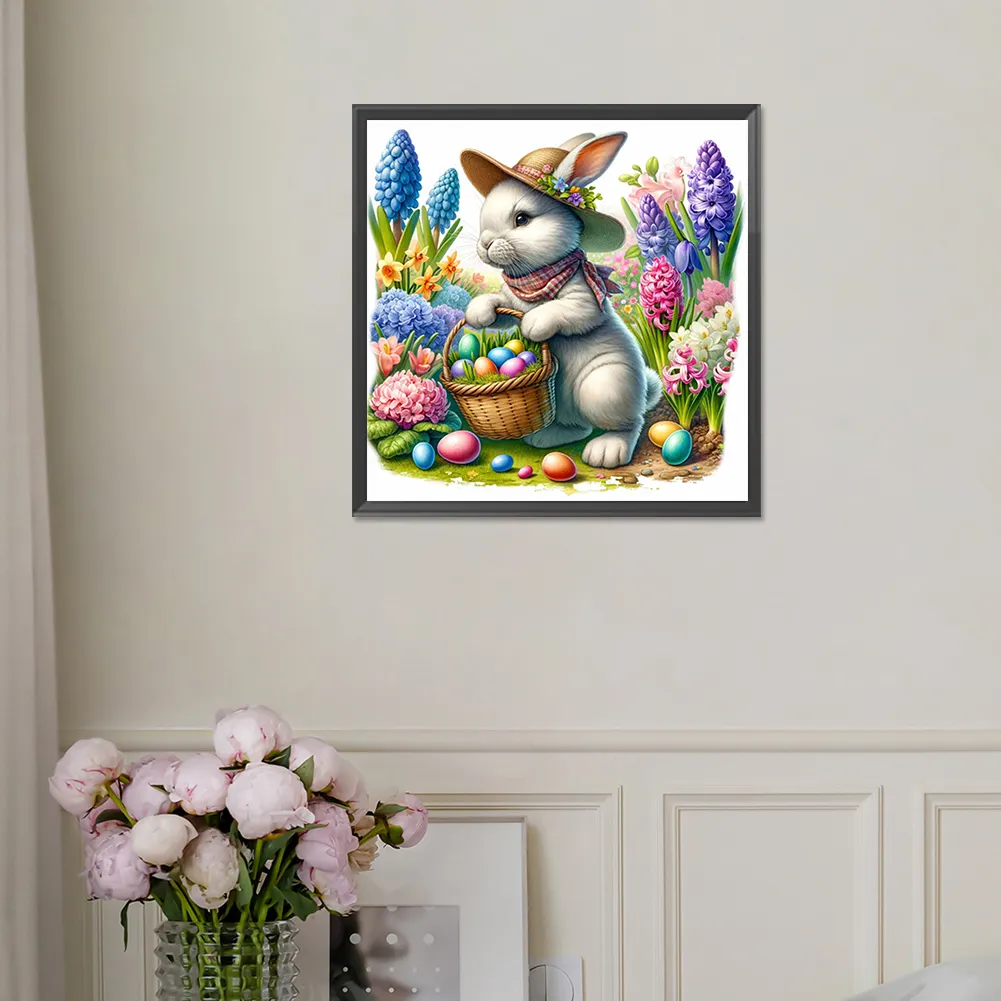 Diamond Painting - Full Square Drill - Easter Rabbit(Canvas|35*35cm)