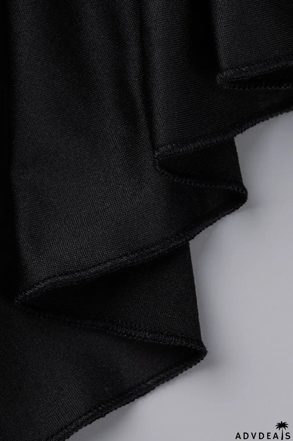 Brown Fashion Solid Flounce Fold O Neck Pencil Skirt Dresses