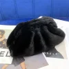 Fashion Elegant Clutch Bag Real Mink Fur Bags New 2024 Hot Selling Chain Dinner Bag Lady Handbag Designer Luxury Clutch Bag
