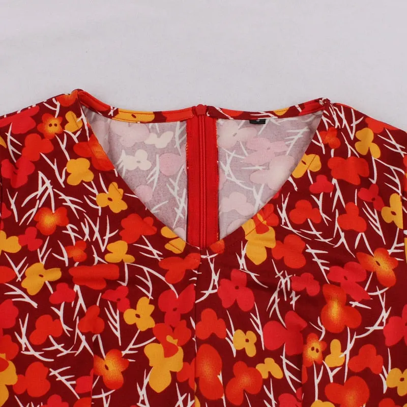 Women's New Fall Christmas Print Dress