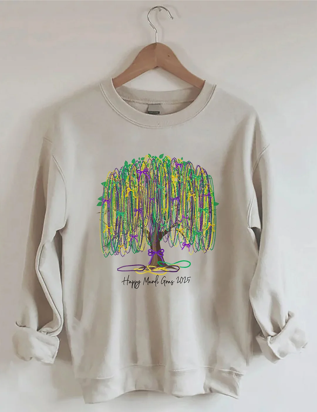 Mardi Gras Tree Sweatshirt