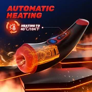 Marshall - 3D Textured Sleeve Heating 9 Sucking & 9 Vibrating Modes Male Stroker LCD Display Pocket Pussy for Men Marshall - 3D Textured Sleeve Heating 9 Sucking & 9 Vibrating Modes Male Stroker LCD Display Pocket Pussy for Men