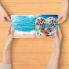 (US Only)6PCS DIY Heart Flower Diamond Art Greeting Cards Congratulations Cards & Gifts