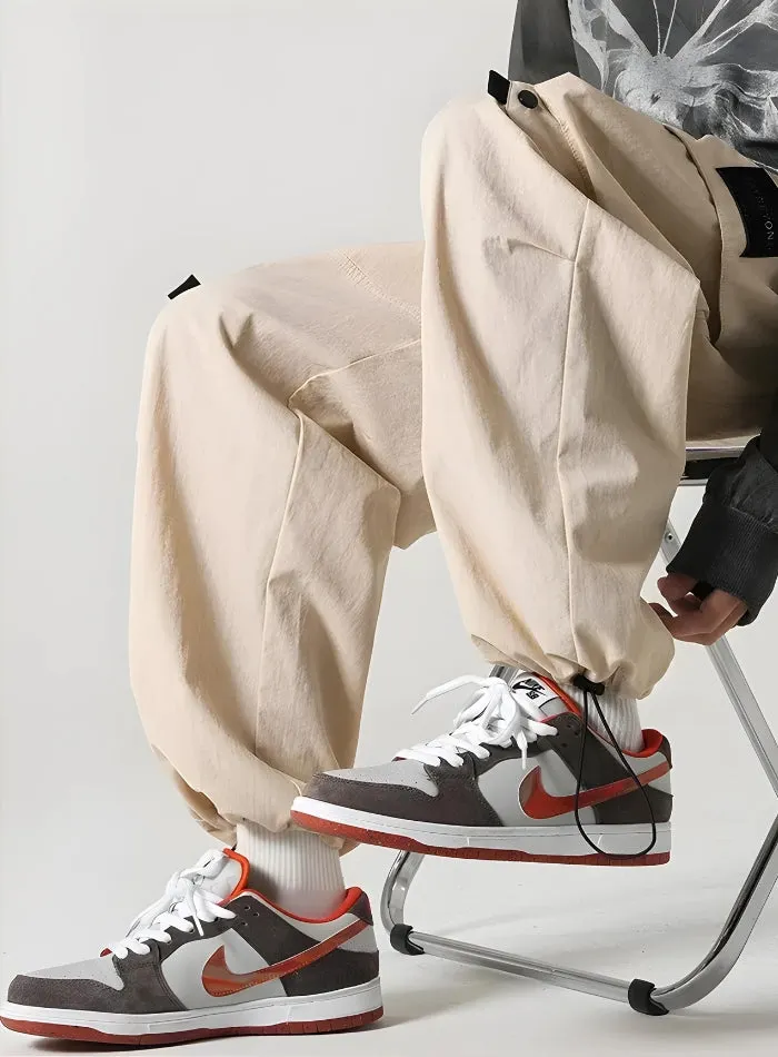 Brownm Parachute Pants