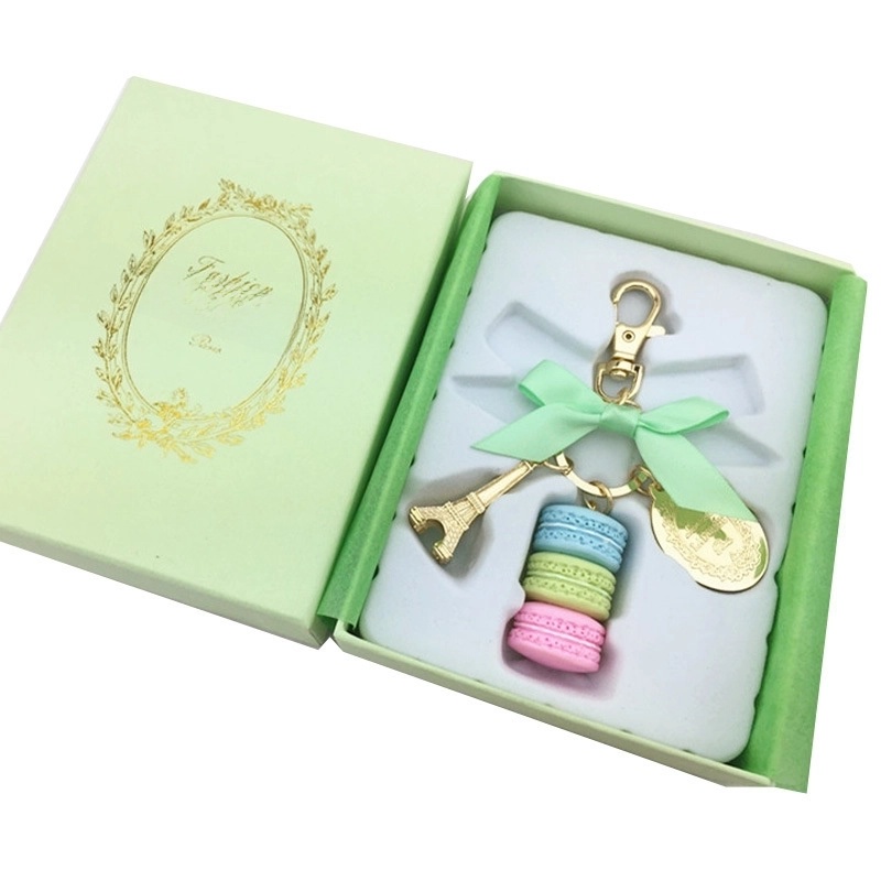 Sweet Minimalist Macarons Alloy Unisex Bag Pendant Keychain