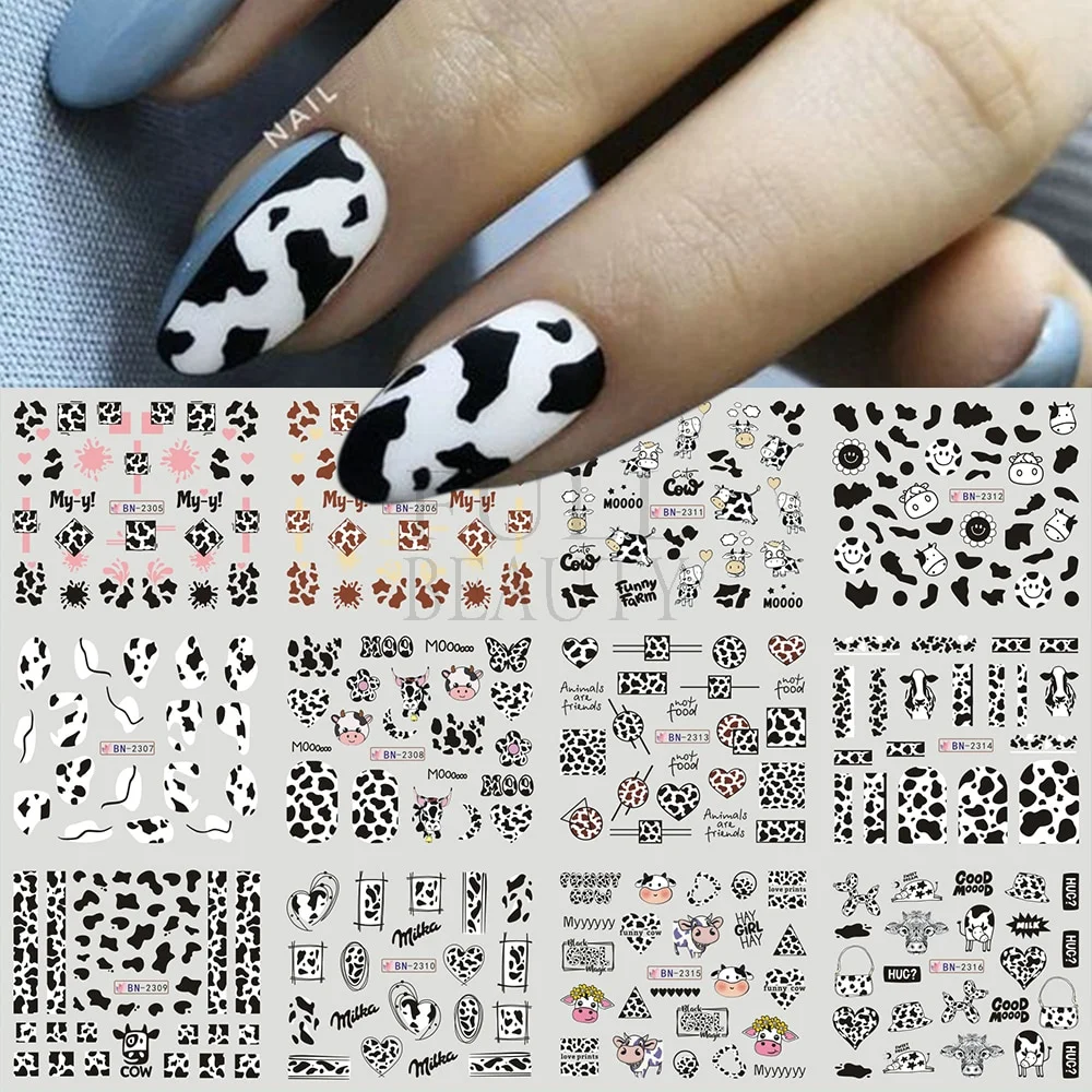 Churchf Graffiti Nail Stickers Lettering Water Nail Decals Trippy Rainbow Lips Sliders French Manicure Tips Watermarks GLJF37-48-Nail Inspo