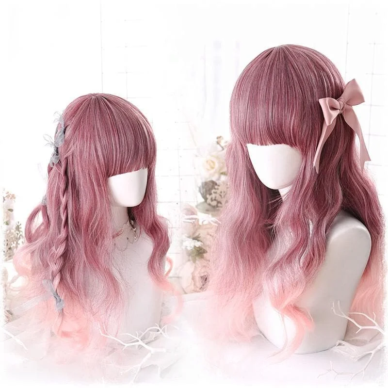Red Mixed Lolita Long Curl Wig SP13659
