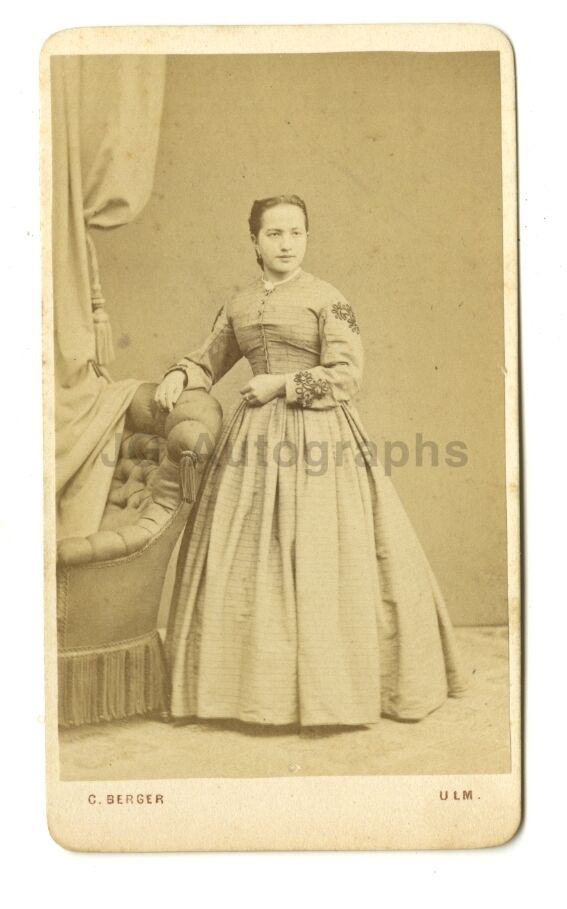 19th Century Fashion - 19th Century Carte-de-visite Photo Poster paintinggraph - Ulm, Germany