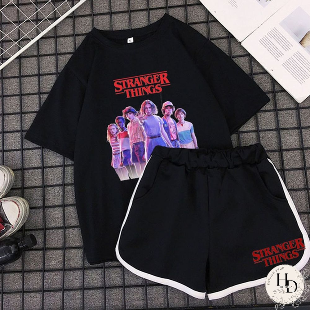 Stranger Things Season Shirt Women Upside Down Eleven Female Graphic Grunge T-Shirt Femme