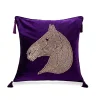 Horse Velvet Home Living Creative Cushion Pillow Cover