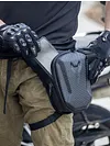 Motorcycle Leg Side Bag with Mesh Bag Waterproof Travle Waist Bag (Black)