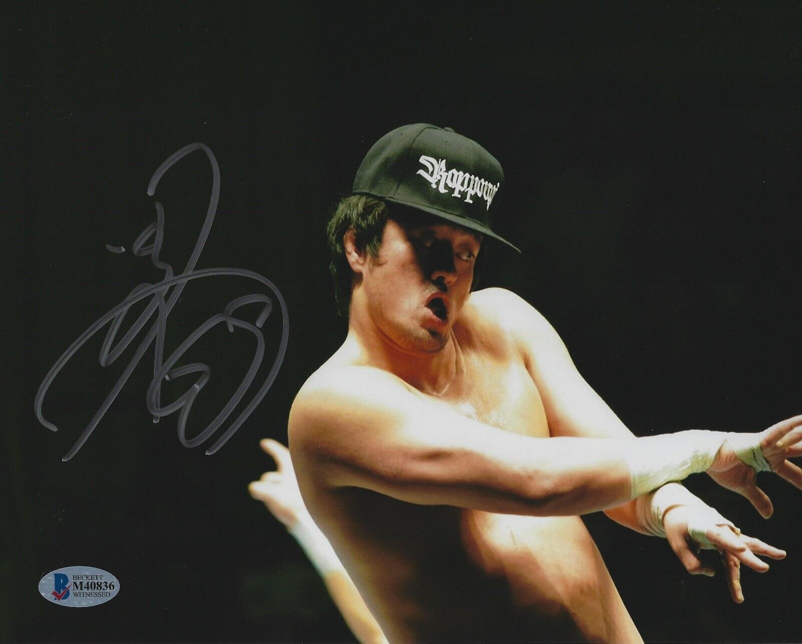 Ryusuke Taguchi Signed 8x10 Photo Poster painting BAS COA New Japan Pro Wrestling Picture Auto 0