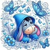 Eeyore - 11CT Stamped Cross Stitch - 50*50cm - Disney