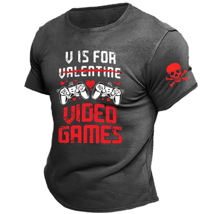 Man T Shirt Collarless Sports Black Letters