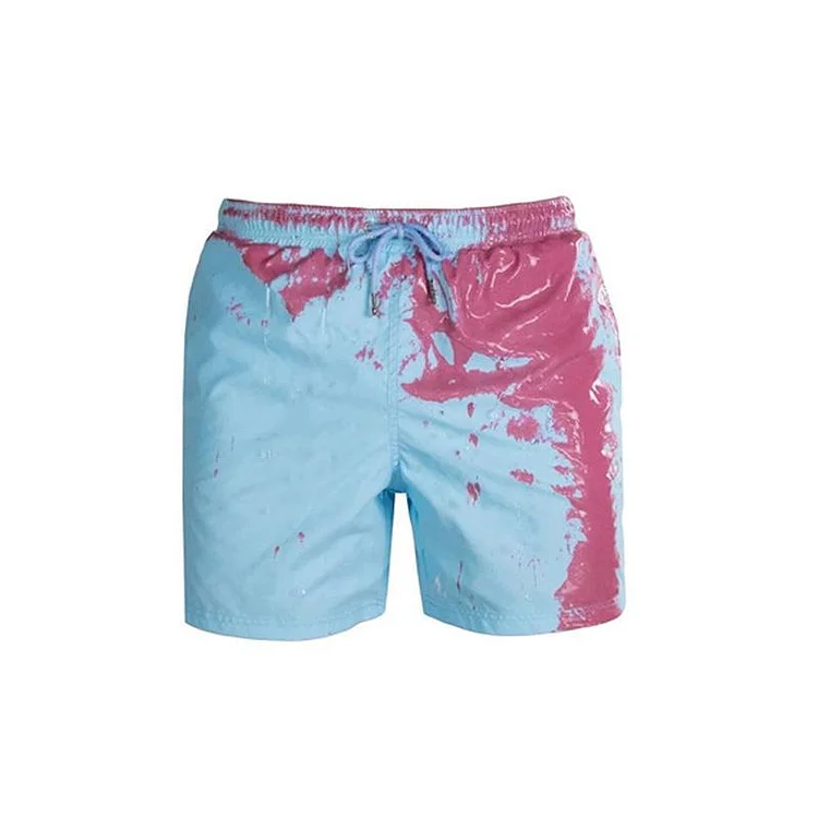 Summer Color Changing Beach Shorts - Swimming Trunks
