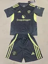 Joyfball 2025/2026 Kids Size Manchester United goalkeeper Football Shirt 1:1 Thai Quality