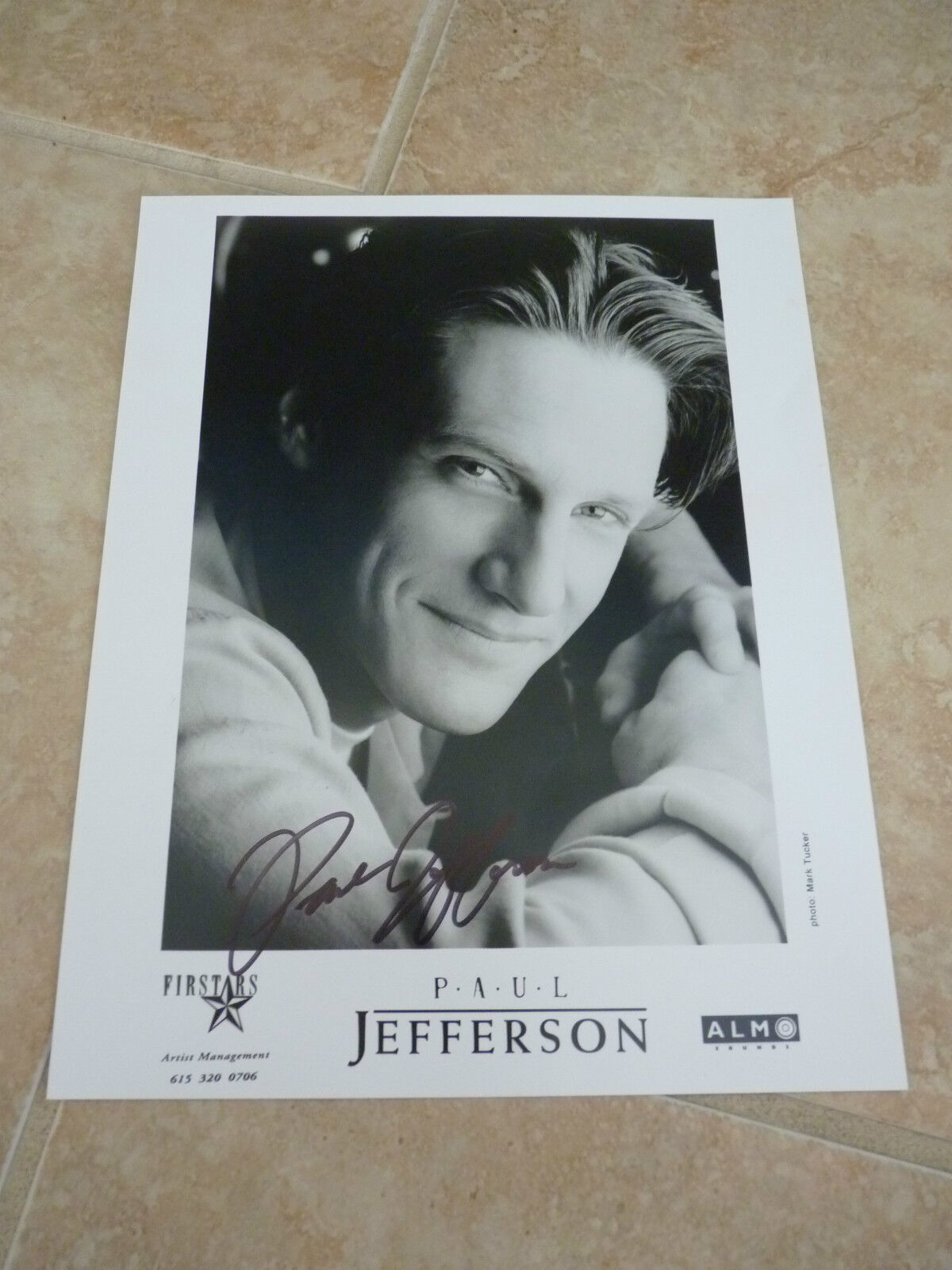 Paul Jefferson Country Music Signed Autograph Promo Photo Poster painting 8x10