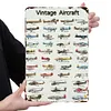 Avion vintage - Panneaux en &eacute;tain m&eacute;tallique(20*30cm/30*40cm) - Garage