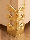 6PCS Retro Metal Corner Protector Iron Skiffers Skirting Board Corner Protector