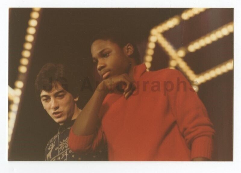 Scott Baio, Malcolm-Jamal Warner - Unpublished Photo Poster paintinggraph by Peter Warrack