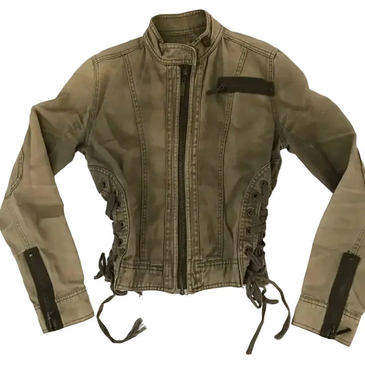 Green Zipper Jacket