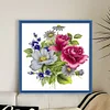 (Multi-Style) Flowers And Butterfly-11CT Stamped Cross Stitch 40*40cm/15.75*15.75in