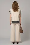 Lightweight Summer Knit, Wide Leg Pants Set, Guangzhou Garment Factory, Mature Women Fashion (30-60), Smart Casual Knitwear