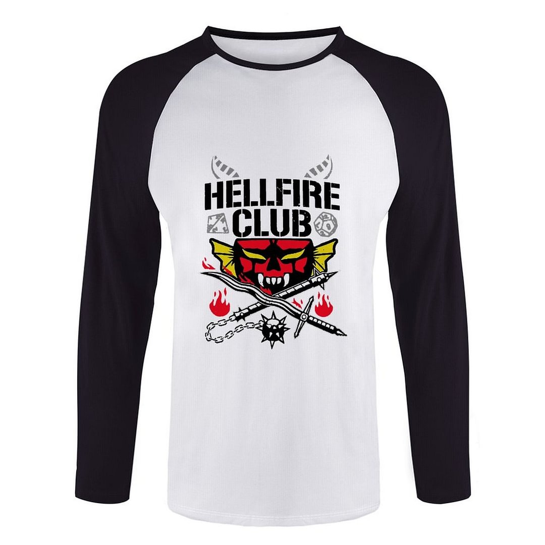 Men's Hellfire Club Raglan Baseball T-Shirt