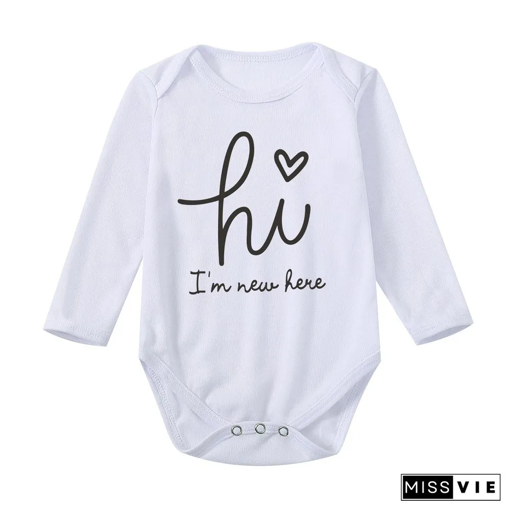 Baby/Toddler/ Kids Girl Boy Girl Casual Long Sleeve Bodysuit