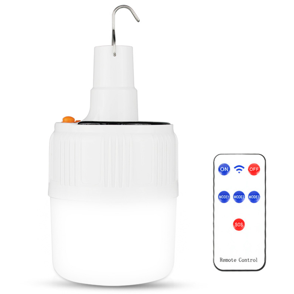 

Solar 42 LED Bulb USB Rechargeable Market Camping w/ Remote-Solar Light, 501 Original