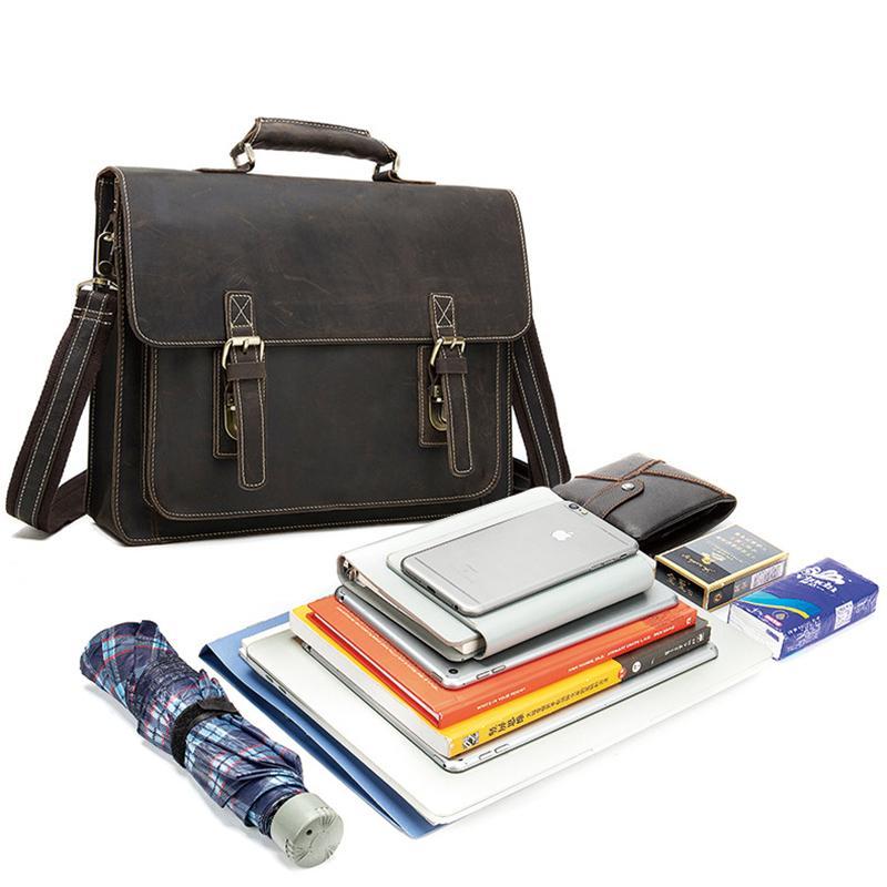 Vintage Personality Durable Sling Shoulder Bag Leather Crossboday Bag