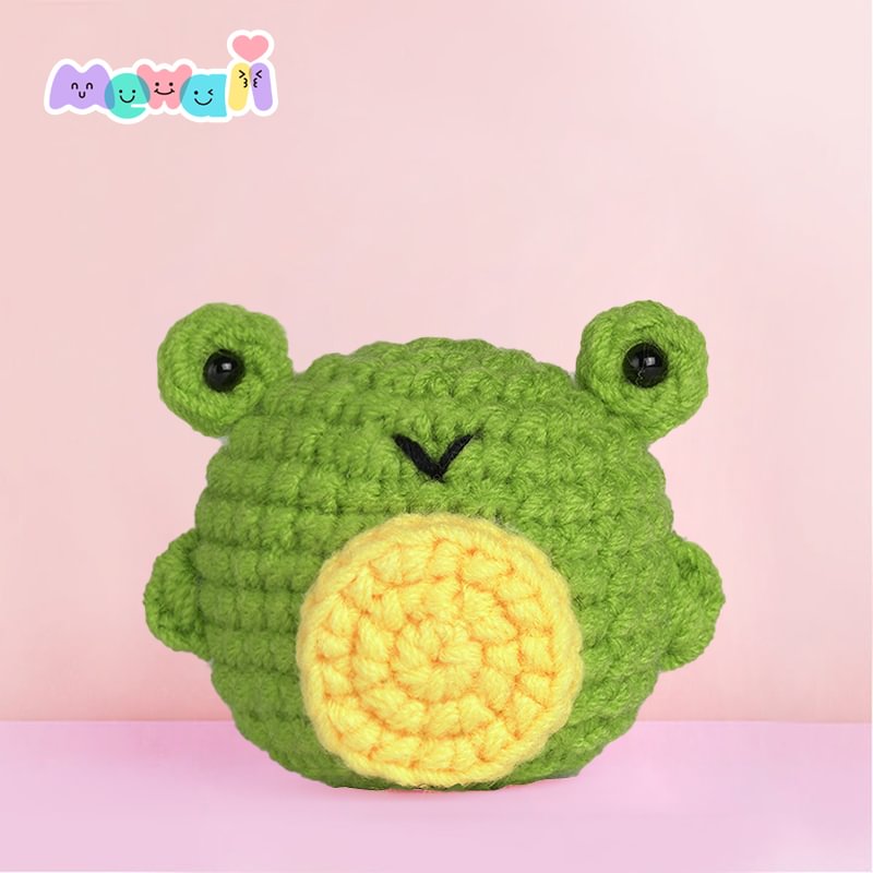 Mewaii Crochet Frog For Beginners Crochet Kits with Easy Peasy Yarn