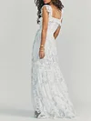 Lacy Crochet Empire Maxi Dress
