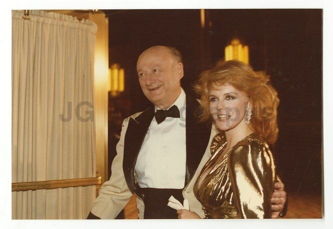 Ann-Margret & Ed Koch - Original Vintage Photo Poster painting by Peter Warrack - Unpublished