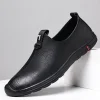 Breathable soft sole casual  versatile leather shoes