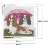 Diamond Painting-5D Full Round Drill Dogs(40*40 Cm)