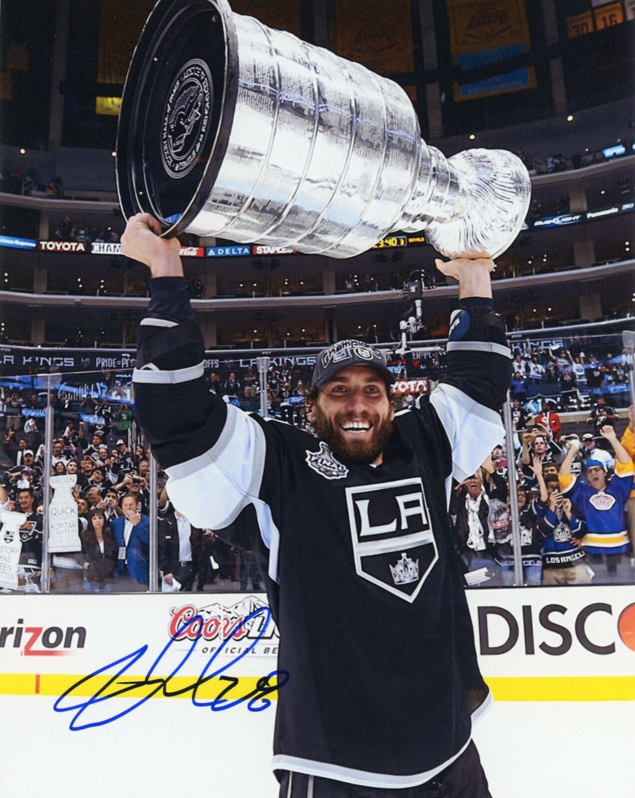 ~~ JARRET STOLL Authentic Hand-Signed Los Angeles Kings STANLEY CUP