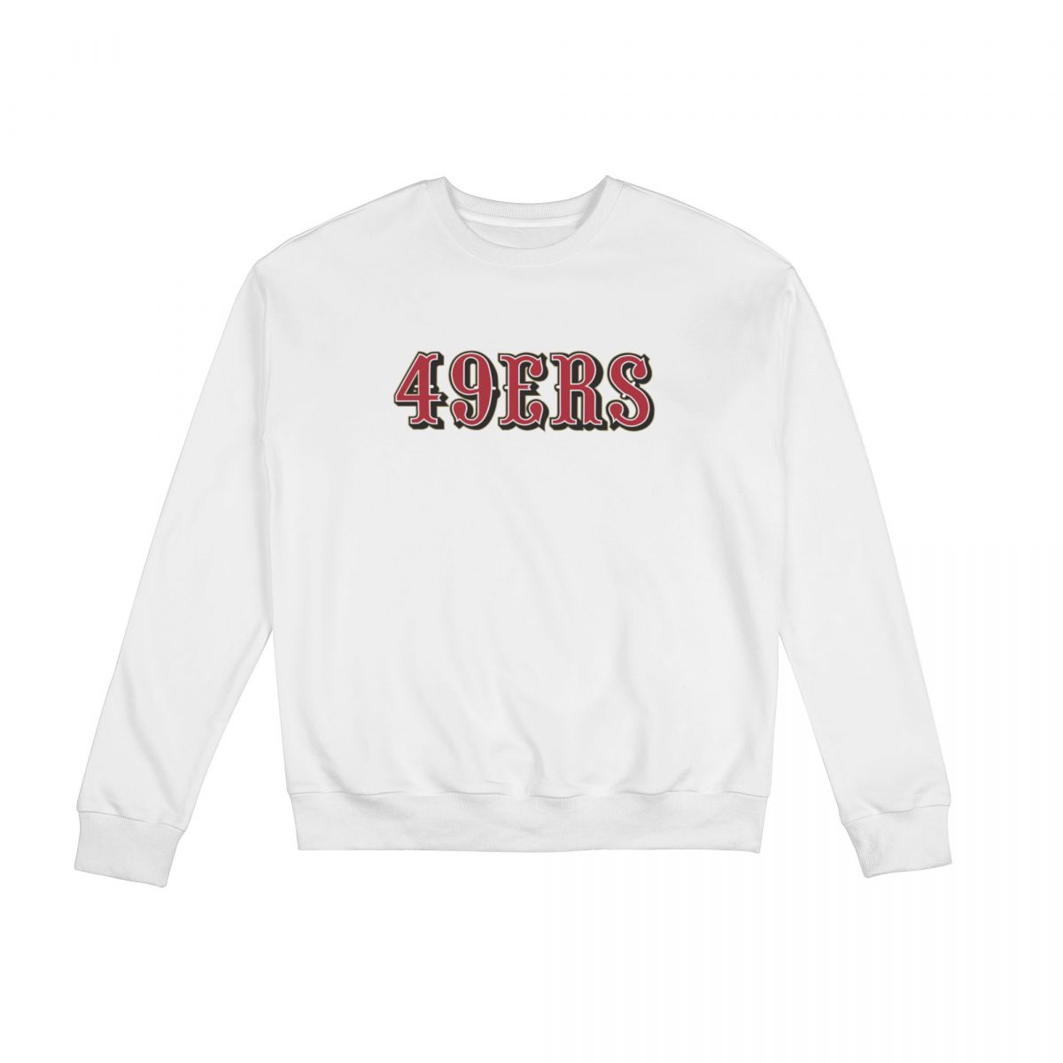 San Francisco 49ers Wordmark Sweatshirt Round Neck Tops