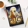 Cat Special Shaped A5 5D DIY Diamond Art Painting Notebook Kit for Friends
