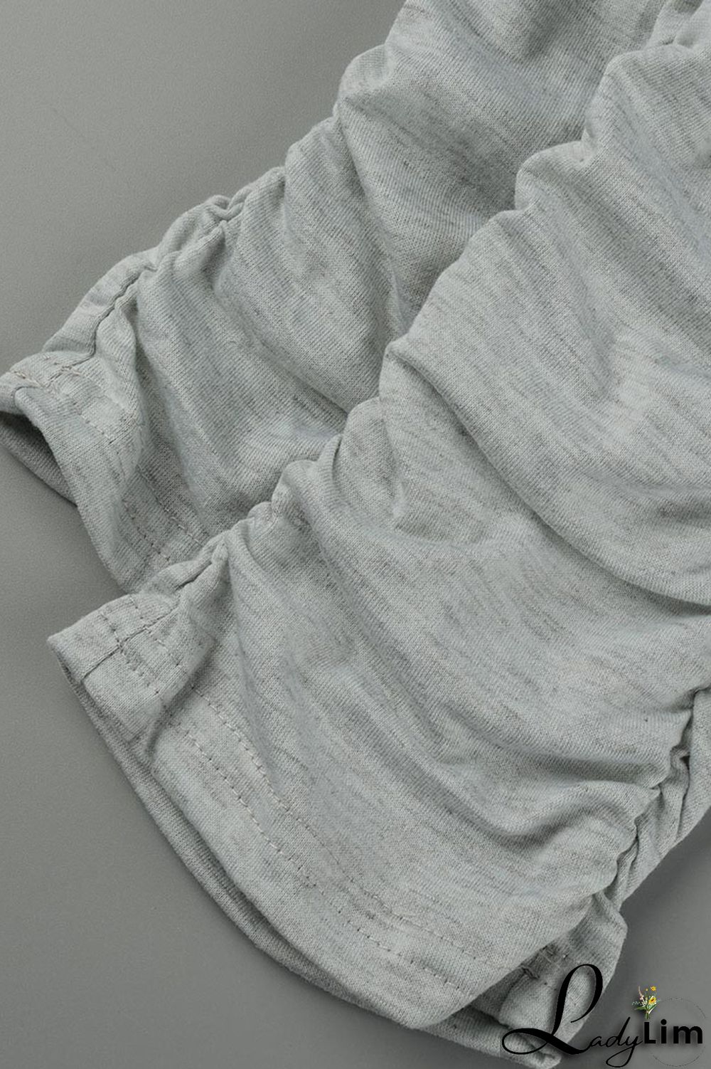 Pink Fashion Casual Solid Ripped Fold Skinny High Waist Trousers