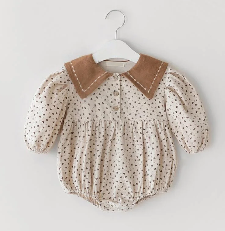 2pcs Baby Rompers+Hat 2019 Spring Newborn Infant Color Long Sleeve Jumpsuit Play Suit For Baby Girl Fashion Baby Girl Clothes