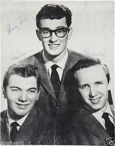 BUDDY HOLLY & CRICKETS Signed Photo Poster paintinggraph - Pop Stars Rock & Roll - preprint