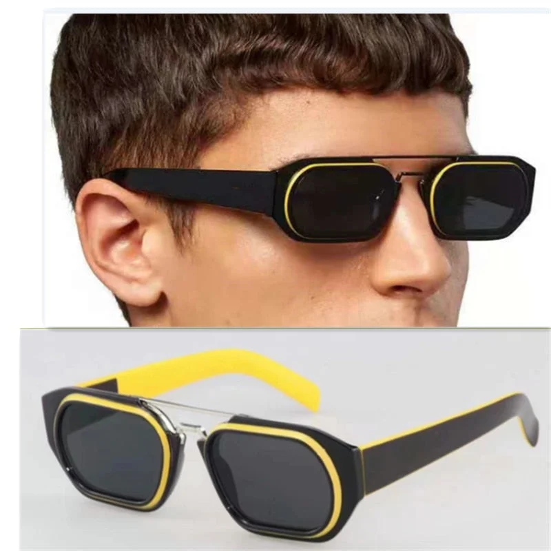 New Two-tone Rectangular glasses