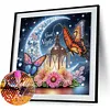 Diamond Painting-DIY Crystal Rhinestone Crescent Butterfly