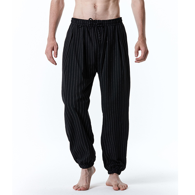 Men Loose Casual Fashion Stripe Pants