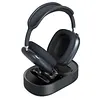 Headphone Charging Station Fit for AirPods Max Headphones Accessories USB-C Magnetic Headset Charger Dock with Dual Connectors Anti-Scratch