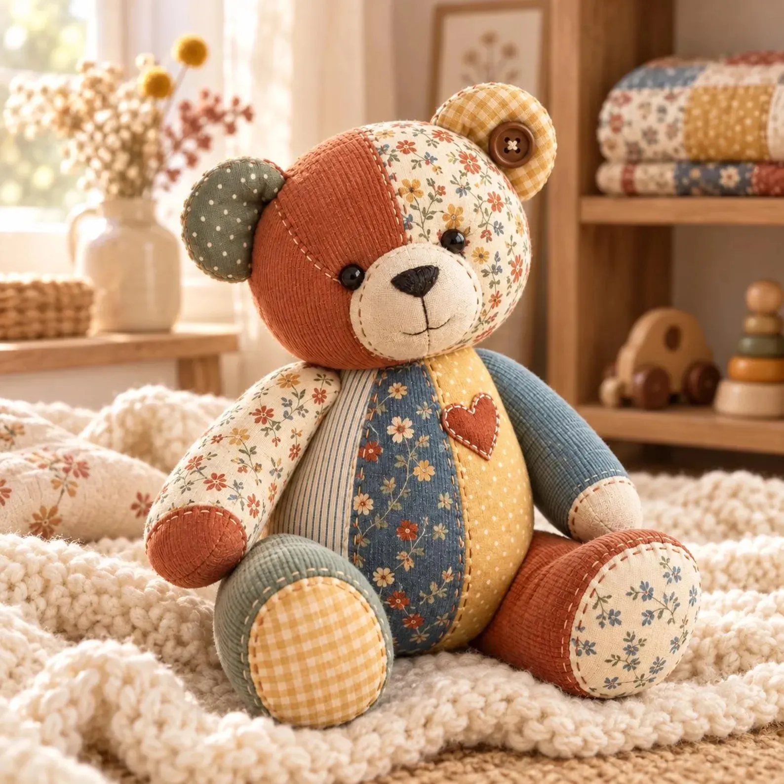 Keepsake Memory Bear Cutting Template Set